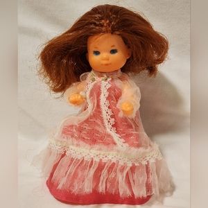 Vintage 5" Mattel Rosebud 1976 "Scarlet Gem Rose" #9785 Doll